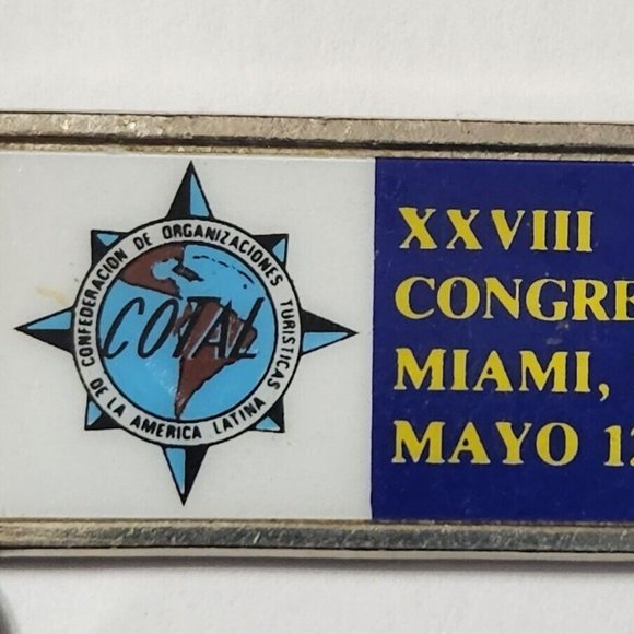 Eastern Airlines Key Chain with COTAL of Miami on back 1985 VINTAGE - Picture 4 of 5
